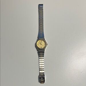 Gold and Silver Must de Cartier Quartz Watch